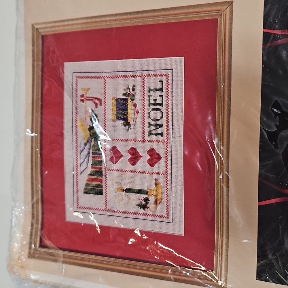 Vintage Angel Cross Stitch Sampler Christmas  Holiday Pattern Kit